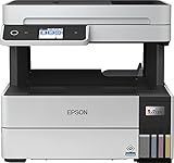 Epson EcoTank ET-5150 3-in-1 Tinten-Multifunktionsgerät (Kopierer, Scanner, Drucker, A4, ADF, Duplex, WiFi, Ethernet, Display, USB 2.0), großer Tintentank, hohe Reichweite, niedrige Seitenk