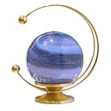 ZSM Globus Sternenhimmel Kristallkugel 14 cm /5,5in Kristallkugel Mit Legierungsständer Displaykugeldekoration Für Heimtuch&Büro Bildungsweltglobus (Color : Globe)