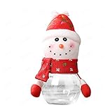 Weihnachten Candy Jar hängende Hand Alter Mann Schneemann Elch Bonbonglas Weihnachts-Candy-Dosen Geschenk-Aufbewahrungsbox Weihnachts Weihnachtsmann Schneemann Bär Und Hirsch, Geschenk