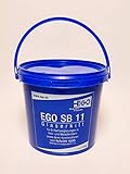 EGO SB 11 Profi-Glaserkitt 5 kg Kunststoff-Eimer, Fensterkitt, Holzfensterkitt, Reparaturk