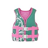 DXKN Sommer Schwimmweste Kinder 15-30kg Verstellbare Rettungsweste Schwimmweste für Boote Licht Auftriebsweste Kinder Tauchausbildung Schwimmwesten Kinderschwimmw
