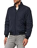 Geox Herren M Vincit M1420CTF373 Jacket, Black/Gothic Blue, 48