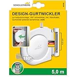 Schellenberg Design Aufschraubwickler Mini Weiß | Besonders kleiner Gurtwick