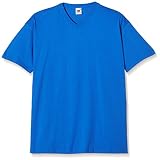 Fruit of the Loom Herren T-Shirt SS020M, Blau (Königsblau), M