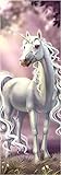 wandmotiv24 Türtapete Prinzessinnen Einhorn, Weiß, Fantasy 70 x 200cm (B x H) - Dekorfolie selbstklebend Sticker für Türen, Tür-Bilder, Aufkleber, Deko Wohnung modern M1186