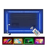 Lampee Led TV Hintergrundbeleuchtung, 2M USB Led Beleuchtung Hintergrundbeleuchtung Fernseher für 32-60 Zoll HDTV, TV-Bildschirm und PC-Monitor mit dimmbaren Farbauswahlen und Helligk