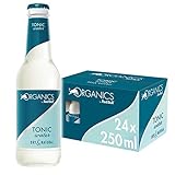 Organics by Red Bull Tonic Water, 24 x 250 ml, Glasflaschen Bio Getränke 24