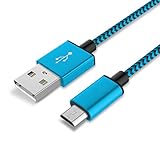 TheSmartGuard 1x Micro-USB-Kabel kompatibel mit Huawei Ascend Mate 7 Datenkabel/Ladekabel/Micro USB Premium Kabel in blau - 1 M