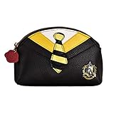 Elbenwald Harry Potter Kosmetiktasche Hufflepuff Suit & Tie 21x13,5x7,5cm schw