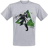 Zelda - Splatter Triforce Men's T-Shirt Grey-XL