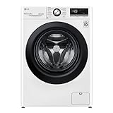 LG Electronics Waschmaschine mit AI DD | 8 kg | 1400 U/Min | Steam | 6 Motion| Neue Wohlfühl-Trommel | F4WV308SB, W