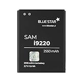 Bluestar Akku Ersatz kompatibel mit Samsung N7000 Galaxy Note (I9220) 2550 mAh Austausch Batterie EB615268VU