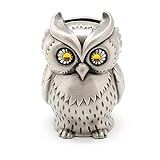 WWWL Sparschwein Vintage Metall Eule Sparbüchse Nostalgie Cafe Bar Shop Handwerk Home Dekoration Spardose Retro Stil Spardose Kreative Geschenke (Farbe: mehrfarbig)