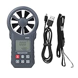 LYSOZ WT87B Digitales Anemometer Tragbares Handheld USB Bluetooth Digitales Anemometer Thermometer W