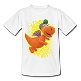 Der Kleine Drache Kokosnuss Fliegt Kinder T-Shirt, 110-116, Weiß