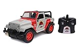 Jada Toys Jurassic Park RC Jeep Wrangler, ferngesteuertes Auto, Dinosaurier, Spielzeugauto mit Fernsteuerung, RC Auto, 1:16, für Kinder ab 6 J