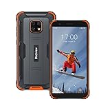 Blackview BV4900S Outdoor Smartphone Ohne Vertrag Android 11 Handy Günstige, 5,7 Zoll HD+ Display 2GB RAM+32GB ROM/128GB 5580mAh 5MP+8MP Dreifachkamera Dual SIM 4G Mobiletelefon IP68, Face ID (Orange)