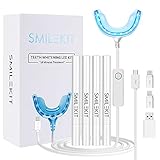 Teeth whitening kit, Zahnaufhellung Set Teeth Whitening Gel mit Hochwertig 16 LED Licht und 4 Zahnaufhellung Gel Stifte für Zahnbleaching zu H