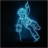 3D Nachtlicht Feuerwehrmann Sam 7 Farben Acryl Optische Täuschung Lampe Geschenk Licht Led Nachtlicht Home Schlafzimmer Dek