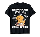 Gamer Spruch Gaming Hund Gaming Headset Gamer Nerd T-S