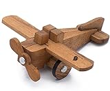 Lindbergh's Spirit: 3D Holz Flugzeug-Puzzle - Mechanische Geduldspiele - Denkspiel - Knobelspiel - Geduldspiel - Logikspiel 3D Holzpuzzle von SiamMandalay with Free SM Gift Box (Pictured)