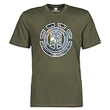 Element Water Camo Icon Fill Ss T-Shirts & Poloshirts Herren Kaki - S - T-Shirts S