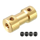 sourcing map Wellenkupplung 3mm x 5mm Stecker Adapter für RC Flugzeug Boot Motor L20XD9 DE