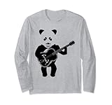 Pandabär spielt Akustikgitarre Lang