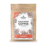 Grizzly Foods Cold Brew Coffee • 30 g Kaffeepulver im Aufgussbeutel • 8 Aufgussbeutel in einem Pack (240g) • Kaffeepulver (5x240g) • 100% Hochwertige Arabicabohnen • Mittlerer Röstg