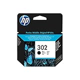 HP - Original-Tintenpatrone F6U66AE, HP 302, für HP Deskjet 1110 - Schwarz, Kapazität: ca. 190 Seiten / 5%, Farbe (01) 1 x Tintenp