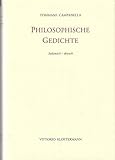 Philosophische Gedichte: Eine Auswahl. Ital. /D