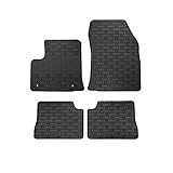 Satz Gummimatten kompatibel mit Peugeot e-208 / Opel e-Corsa F / Citroën DS3 Crossback Electric 2019- (4-teilig + Montagesystem)
