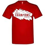 Liverpool FC Herren T-Shirt Champions League Winners - Rot - M