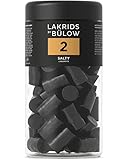 LAKRIDS BY BÜLOW - 2 - SALTY - 360g - Salzige Salmiak Gourmet Lakritze aus Dänemark - Glutenfrei & ohne Gelatine - Dose aus 100% recyceltem PET