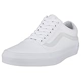Vans Unisex UA Old Skool Skateboardschuh, Weiã True White, 38.5 EU