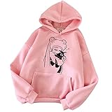 kewing Sailor Moon Hoodie Harajuku Cartoon Gedruckt Frauen Sweatshirt Tops Hip Hop Streetwear Pullover Sw