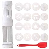 Litthing Kuchen Dekoration Kuchen Werkzeuge Keksherstellung Kekspresse Dekorierspritze Set Zuckerguss Cookie Kekspresse Gebaeckpresse Elektrische DIY Gebäckpistole Kekse Multifunk