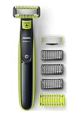 Philips OneBlade QP2620/20 Rasierer, Bartschneider, Körperhaartrimmer abwaschbar hellgrün, Dunkelg, 1 g