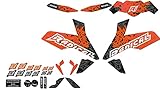 Dekor Radical Racing (Orange) passend für KTM Duke 125 (2017 bis 2020, IS DUKE) AMZ-RR.09.0013OR.v216