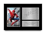 HWC Trading Tom Holland A4 Ungerahmt Signiert Gedruckt Autogramme Bild Druck-Fotoanzeige Geschenk Für Spiderman F