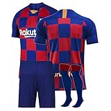 Wopee Fussball Trikot Kinder Personalisierte Fußball Trikots + Kurze Hose + Socken Kinder Herren Jungen Fussball Trikot Set Personalisierte Alle Namen N