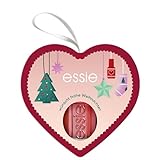 Essie Nagellack Geschenk für Weihnachten 'Herz', Mit Farblack für farbintensive Fingernägel, Nr. 427 maki me happy (Rot), 1 x 13,5