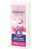 Fondant weiss 850g für Torten & Kuchen - flexibel, weich & biegsam zum V