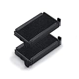 Trodat 1099898 Ersatzkissen 1099898 für Printy 4911, 4911 Typo, 4800, 4820, 4822,,4951 – Stempelfarbe Stempelfarbe schwarz, 2er-Pack