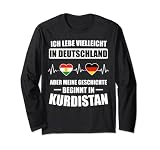 Kurdistan Kurdisch Kurde Rojava Geschenk Lang