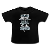 Spreadshirt Stolzer Neffe Einer Fantastischen Tante Baby T-Shirt, 12-18 Monate, Schw