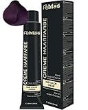 FemMas Haarfarbe Pure&Mix Violett I professionelle Creme Haarfarbe in intensiven Farben für leuchtende und kreative Hairstyles I pflegendes Arganöl, Keratin & Ceramide I dauerhafte Haarfärbung, 100