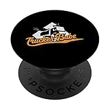 Trucker Babe - Damen Kraftfahrerin Geschenk lustiges Sprüche PopSockets mit austauschbarem PopGrip