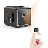 Mini Kamera, 1080P HD Kleine Überwachungskamera Lange Batterielaufzeit Videoanrufkamera Nanny Sicherheitskamera für Innen Aussen mit Bewegungserfassung und Infrarot N