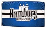 Flagge Fanflagge Hamburg Meine Perle 3 - 90 x 150